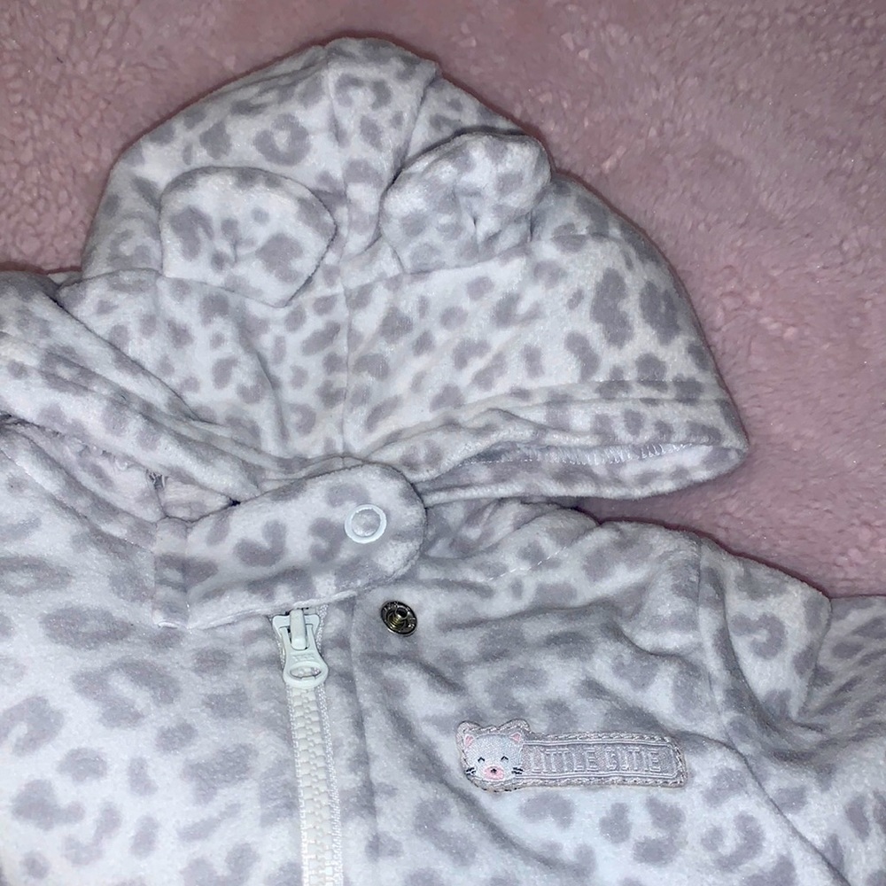 3 month fleece body suit
